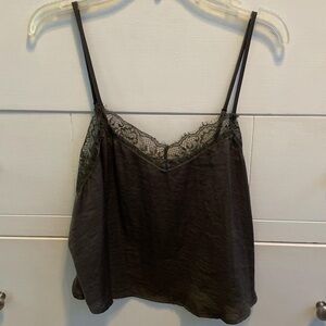 Wild Fable Lace Crop Tank Top